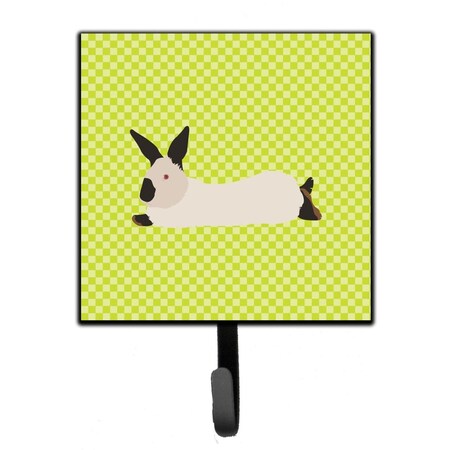 Carolines Treasures California White Rabbit Green Leash or Key Holder BB7793SH4